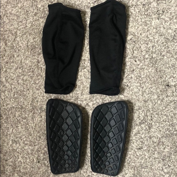 Nike Mercurial Lite Shin Guards Black/Lime - Picture 2 of 2